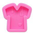 thumbnail image 2 of Camiseta Doctor tema molde de silicona DIY postres Cupcake Cake Topper Decoración, 2 of 4