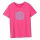 thumbnail image 2 of Camiseta de manga corta para mujer con cuello redondo para desplazamientos a la calle y a la playa S, 2 of 8