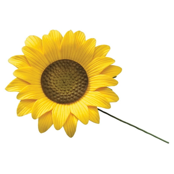 CakeDrake Sunflower Gum Paste Flowers (2 Pieces) Everyday Favorites Cake Decor for parties,birthdays and seasonal