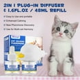 thumbnail image 5 of Oimmal Cat Calming Diffuser Kit (with 4 Refills),Plug-in Pheromone Calming Diffuser for Cats and Kitten,Ensures Your Cats Feel Safe and Relaxed At Home/in New Environment,120 Days Supply, 5 of 12