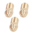 thumbnail image 1 of Boquilla de Latón de Enformora 3d, Enrefresora 3d de Latón Hotend Boquilla de Superficie Interna M6 1.75 0.4 mm 3pcs Coeficiente de Baja Viscosidad para neptuno 4 Materiales para Para, 1 of 7