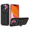 thumbnail image 1 of for iPhone 15 Pro Max / 15 Ultra 6.7 Case Wallet Credit Card Holder ID Slot Sliding Door Hidden Pocket and Ring Kickstand/Stand, 1 of 5