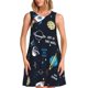 thumbnail image 1 of Fotbe Space Vestido de Verano sin Mangas para Mujer – Vestido Midi Línea A, Estilo Camiseta Floral, Vestido Playero Casual y Fluido, 1 of 7