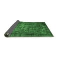 thumbnail image 2 of Ahgly Company Indoor Square Oriental Emerald Green Industrial Area Rugs, 5' Square, 2 of 4