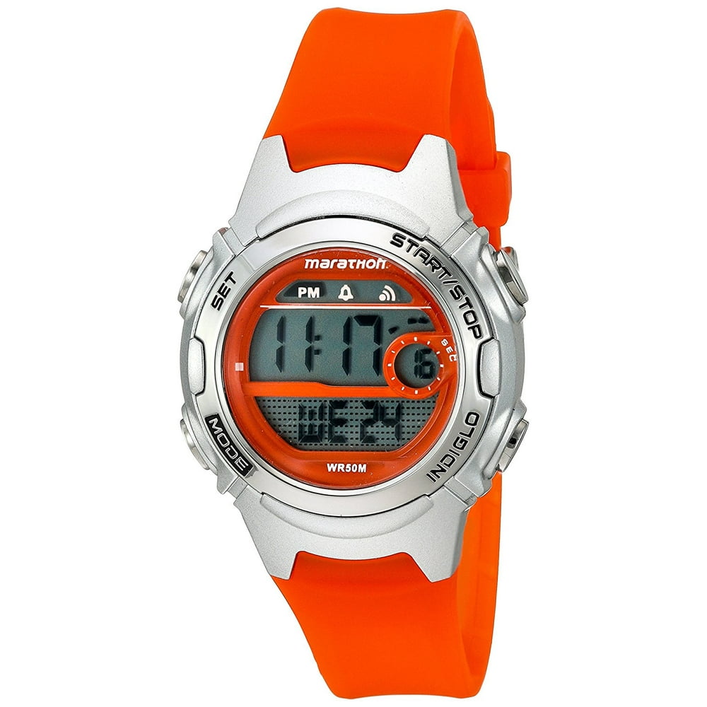 Timex - Timex Digital Mid Marathon Ladies Watch TW5K96800 - Walmart.com ...