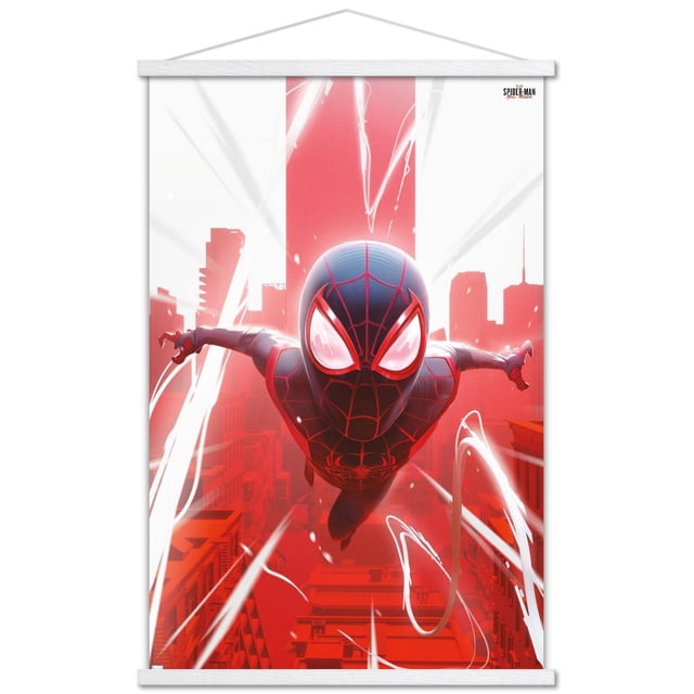 Marvel's Spider-Man: Miles Morales - Falling Wall Poster, 22.375" x 34"