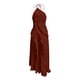 thumbnail image 5 of TaTaai Women's Chiffon V-Neck Spaghetti Strap Midi Dress Ruffle Pleated Design Flowy Long Dress Slim Fit Casual Dress for Daily Vacation Gift, 5 of 7