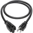 thumbnail image 2 of Tripp Lite 3ft Power Cord Extension Cable 5-15P to 5-15R Heavy Duty 15A 14AWG 3', 2 of 7