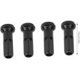thumbnail image 3 of ABCISI 100pcs Bicycle Spoke, Aluminum Alloy Bicycle Wheel Spoke Bicycle End Caps Spoke Cap, Bike Wheel Spoke Nipples Combine Lightness and Easy to Install, Black, 14x6mm, 3 of 19