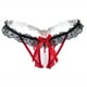 thumbnail image 3 of TrowBridge-bragas eróticas para mujer, ropa interior de encaje Sexy, lencería tentación, tangas caladas en caliente, tangas con cuentas, parte trasera en T de tiro bajo, 3 of 4