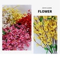thumbnail image 5 of 1 PCS Artificial Silk forsythia Branches Artificial Flowers Yellow Silk forsythia Flowers with Stems Fake Jasmine Spring Flowers Orchids for Wedding Floral Arrangement Party Table Decor, 5 of 9