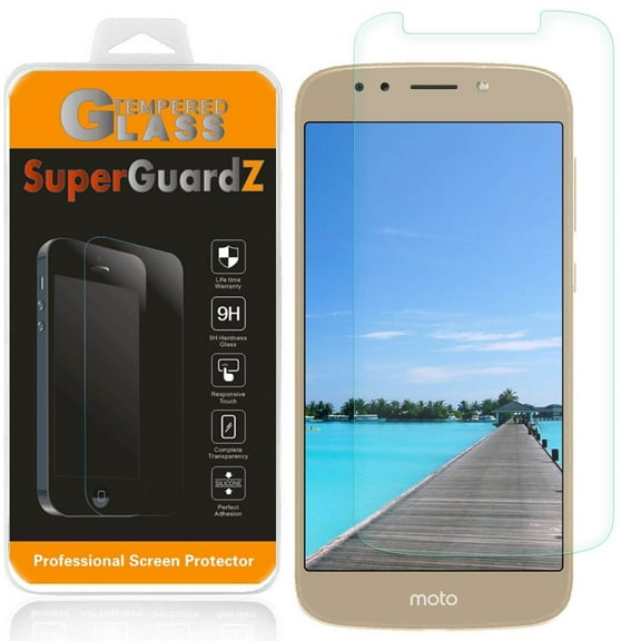 For Motorola Moto E5 Supra - SuperGuardZ Tempered Glass Screen Protector, 9H, Anti-Scratch, Anti-Bubble, Anti-Fingerprint
