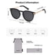thumbnail image 5 of Gafas de sol redondas retro polarizadas SOJOS SJ2368 negras/grises, 5 of 5