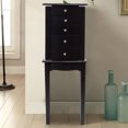 thumbnail image 3 of Gymax Mirrored Jewelry Cabinet Armoire Storage Chest Stand Organizer, 3 of 10