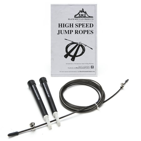 Black Mountain Products Speed Jump Rope Cable, Black
