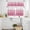 White Pink, variant on Sage Green White Ombre Kitchen Curtains Sets for Windows 36 Inch Length, Country Modern Stripes Lines Rod Pocket Window Treatments Tier Curtains and Valances Set for Bedroom/Bathroom