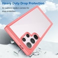 thumbnail image 6 of Allytech Clear Case for Samsung Galaxy S24 Ultra, Hybrid Hard Shell Back Cover Protective Shockproof Anti-Scratch Bumper Phone Case for Galaxy S24 Ultra, Red, 6 of 8