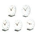 thumbnail image 2 of ZheElen Unique Style Round Table Clock Accurate Timekeeping Silent Operation Durable Construction Desk Clock D, 2 of 6