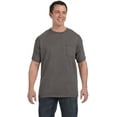 thumbnail image 2 of Hanes T-Shirt à Poche pour Hommes Sans Étiquette, 2TG, Gris Fumée, 2 of 8