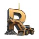 thumbnail image 2 of 26 Letters Building Vehicle Christmas Decorations Christmas Tree Pendants, 2 of 5