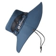 thumbnail image 4 of Sombrero de pesca Nikou algodón poliéster transpirable verano azul marino, 4 of 12