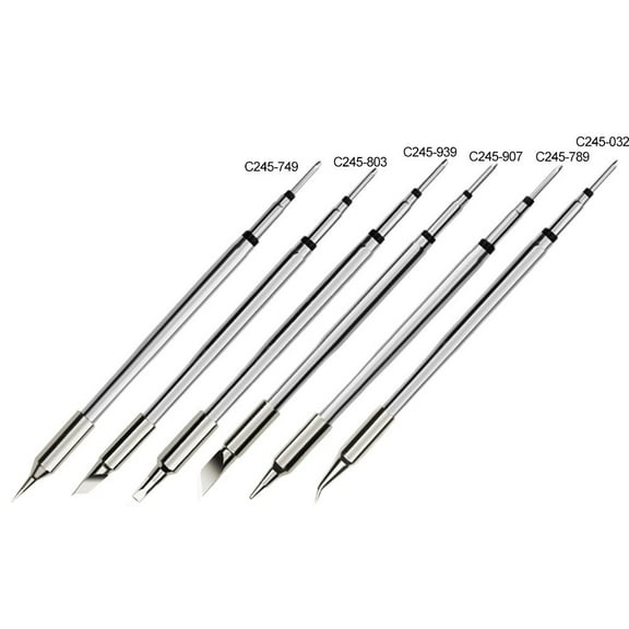 C245 Series Soldering Iron Tip Replacement Strainght Tips Electric Copper Tip For Jbc Soldering Station C245-032 C245-749 C245-907 Fangkenuo