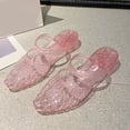 thumbnail image 6 of Willtoo Jelly Mesh Ballet Flats Clear Sandals for Women Beach Water Shoes Cute Fashion Trendy for Girls Office Cruise Festivals Gifts, 6 of 6