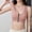 Purple, variant on Womens Front Zip Sports Bra Keyhole Back Removable Pads Medium Support Wireless Racerback Gym Running Bra