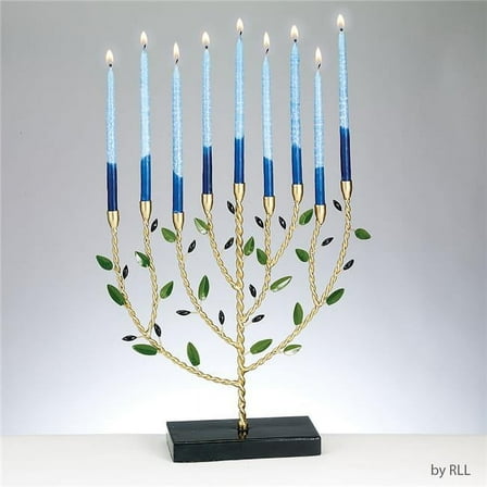 10 x 10 ft. OliveTree Hand-Crafted Metal Menorah