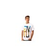 thumbnail image 1 of Fly Society The West Coast Paradise - Camiseta gráfica para hombre, color blanco, pequeña, 1 of 1