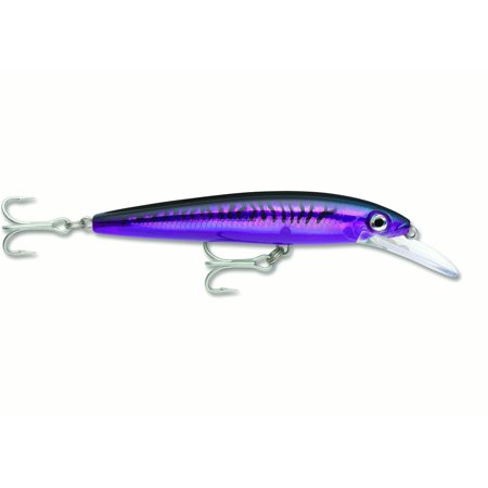 UPC: 0022677273884 | Rapala Husky Magnum 15 Fishing Lure – Purple Mackerel – 15 Ft. Running Depth