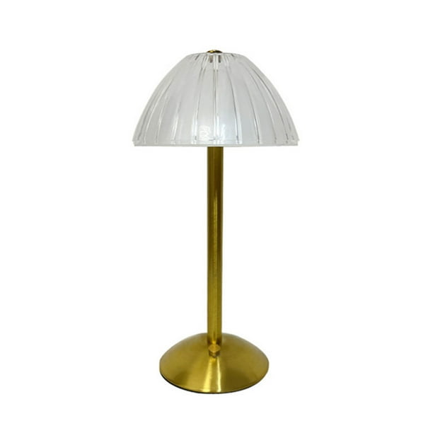 Lampe de Table Rechargeable Rétro en Verre, Lampe sans fil