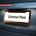 thumbnail image 5 of 2Packs License Plate Frames with Brown Abstract Color Block Pattern Includes Screws & Caps Full Accessories Included Size 6.3x12.2inch(16x31cm), 5 of 8