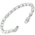 thumbnail image 2 of Pompeii Men's Rounded Seed Link 14k Gold (48gram) or Platinum (78gram) Bracelet 8.5" (,), 2 of 4