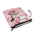 thumbnail image 2 of HELLHERO Hedgehog Cherry Blossom Pattern Paperback Book Cover Book Carrying Case Pocket Carrying Book Case Waterproof with Book Organzoer Holder 11.42 x 8.66 Inch, 2 of 8