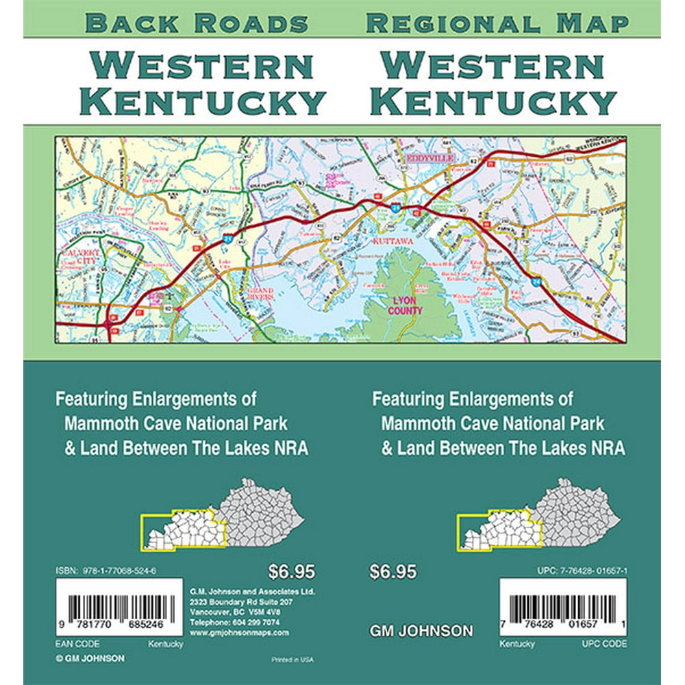 Western Kentucky Regional Folded Map