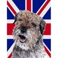thumbnail image 1 of Border Terrier With Engish Union Jack British Flag Flag Garden Size, 1 of 1