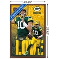 thumbnail image 3 of NFL Green Bay Packers - Jordan Love 24 Wall Poster, 22.375" x 34" Framed, 3 of 5
