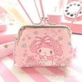 thumbnail image 3 of Cartera con solapa de piel sintética Love Sanrio Cinnamoroll, bolso de dibujos animados de Anime, monedero Loungefly Melody Kuromi hello_kitty, 3 of 4
