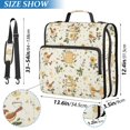 thumbnail image 2 of FORMRS Zipper Binder with Shoulder Strap 1.5-inch Ring 500 Sheet Capacity File Bag, Birds Sunflowers, 2 of 5