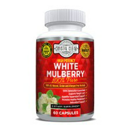 CCS White Mulberry Leaf Extract Premium, Natural High & Low Blood Sugar Control & Weight Loss Support, Sugar Cravings & Crash Control, 60 (Best Way To Control High Blood Sugar)