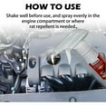 thumbnail image 6 of Automobile Engine Mouse Repellent Spray Natural Vehicle Protection 60ml Peppermint Oil Based Deters Rodents from Chewing Wires Safe for Engines Non Toxic Long Lasting Formula Easy Spray, 6 of 7