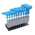 thumbnail image 2 of 20pc Metric MM + Imperial AF T Bar Hex Key Set Allen keys 2 – 10mm 3/32” – 3/8”, 2 of 3