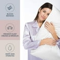 thumbnail image 4 of HTOOQ 25mm 100% Pure Mulberry Silk Pillowcase, Good Housekeeping Winner (Dark Green, Standard), 4 of 7