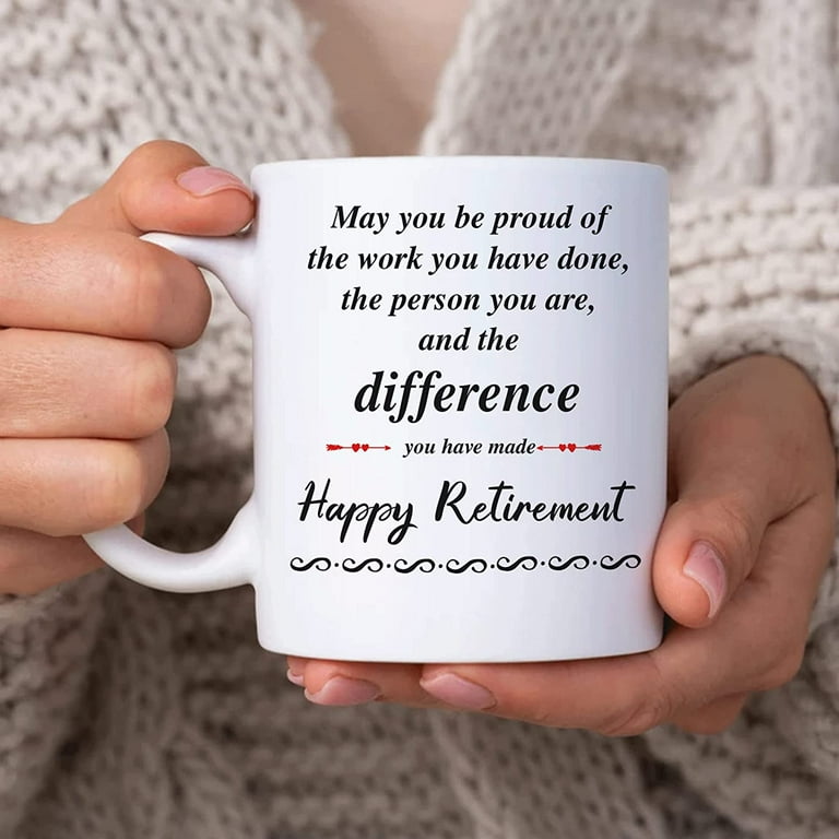 Retired Chick Mug, Funny Women Retirement Party Coffee Mugs