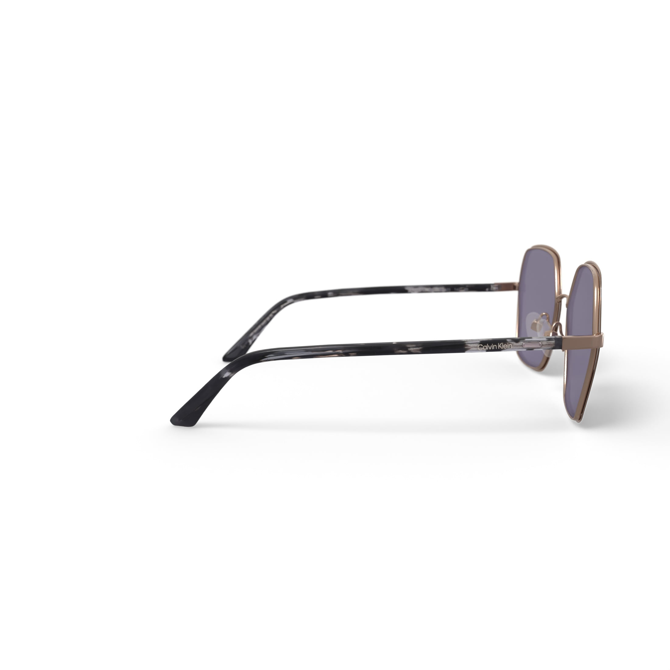 Calvin Klein Ladies Rx'able Sunglass, CK21131S, Black, 56-20-140, with Case