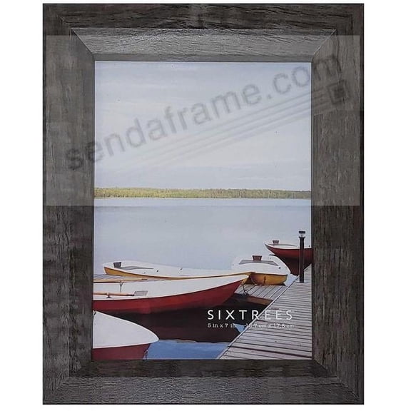 Sixtrees WD22757 5 x 7 in. Bryce Frame  Dark Grey