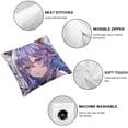 thumbnail image 4 of BANET  Short Plush Body Pillow case Hugging Body Pillow Cover Pillow Case Pillow Cover Throw Pillow Cover for Otaku's Gift 18x18in, 4 of 5