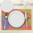 thumbnail image 3 of Ambesonne Music Place Mats Set of 4, American Woman, Standard Size, Multicolor, 3 of 6
