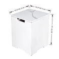 thumbnail image 3 of Elementi  Plus Square Propane Tank Cover Hideaway Storage Box with Marble Porcelain Top - 15.9 x 15.9 Inches White, 3 of 4